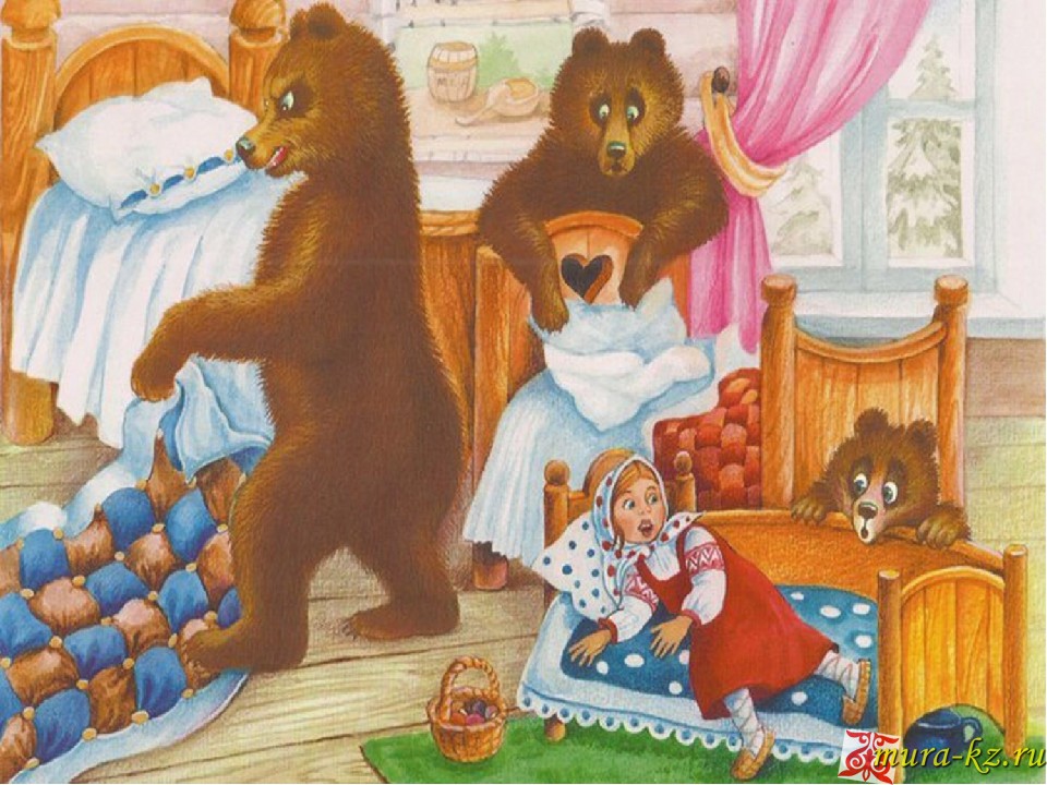 Үш аю - Три медведя - сказка на казахском языке