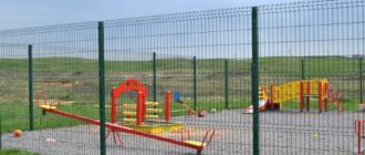 3D забор для детской площадки: безопасность и стиль